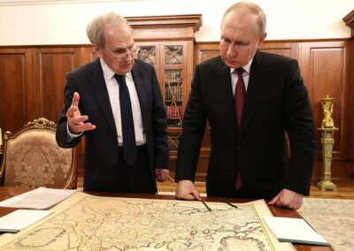 Valery Zorkin et Vladimir Poutine