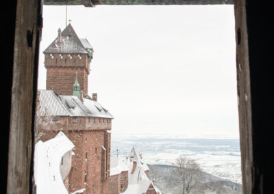 Château du Haut-Koenigsbourg sous la neige