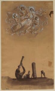 Grandville, Nébuleuse, illustration pour Les Etoil