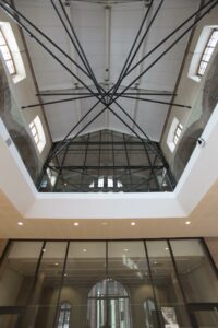 Bibliothèque Humaniste, Charpente tridimensionnel