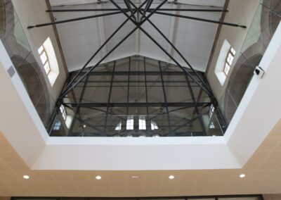 Bibliothèque Humaniste, Charpente tridimensionnel
