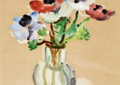 Joseph Kutter (1894–1941), Nature morte, anémones