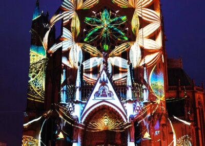 Mapping vidéo Cathédrale de Metz Mapping vidéo Cathédrale de Metz