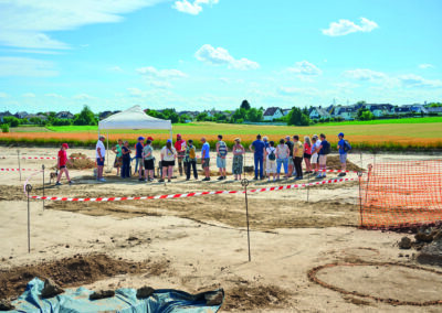 Chantier de fouilles à Niederhausbergen Chantier de fouilles à Niederhausbergen