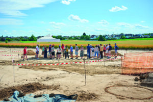 Chantier de fouilles à Niederhausbergen