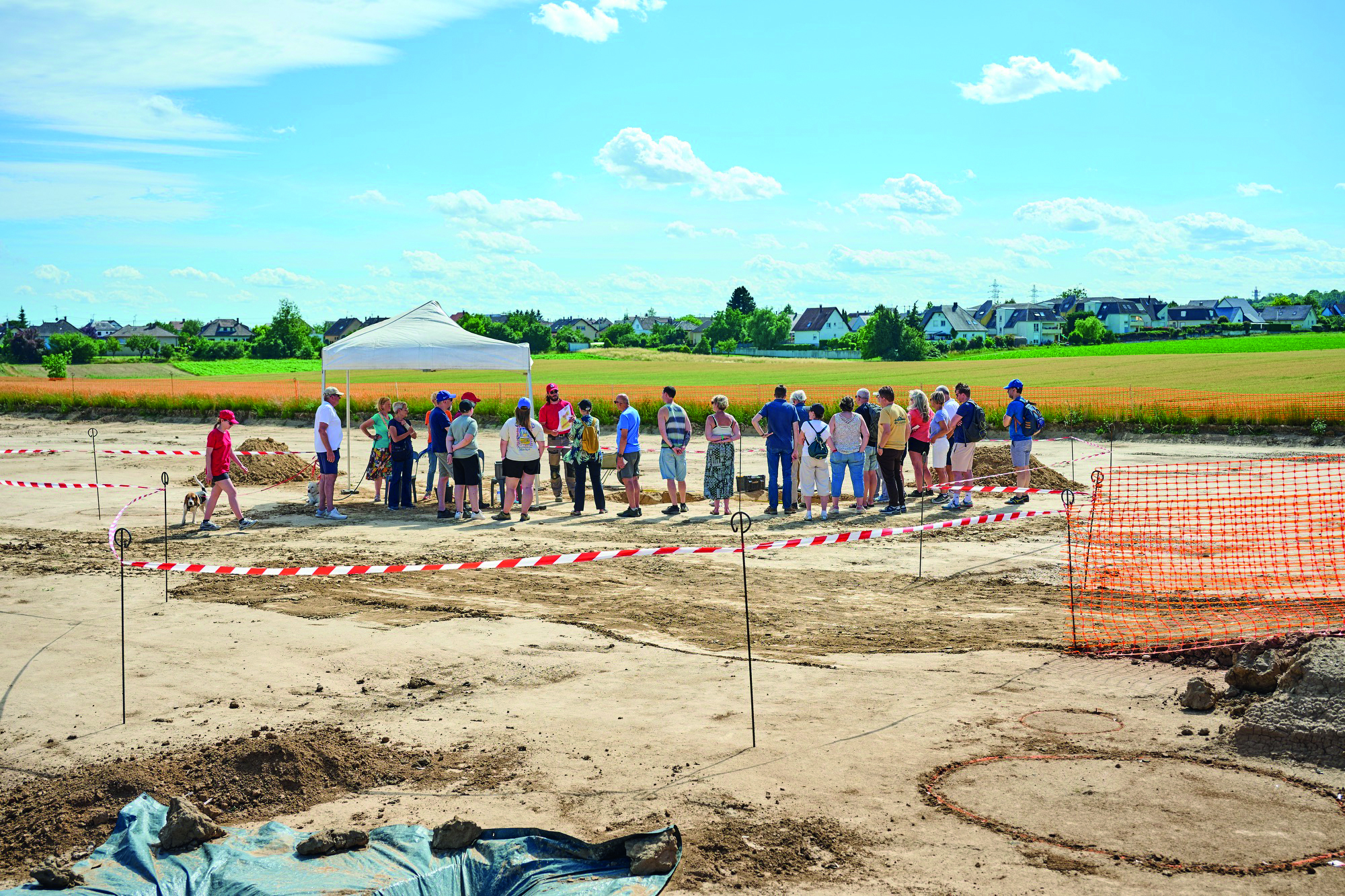Chantier de fouilles à Niederhausbergen Chantier de fouilles à Niederhausbergen