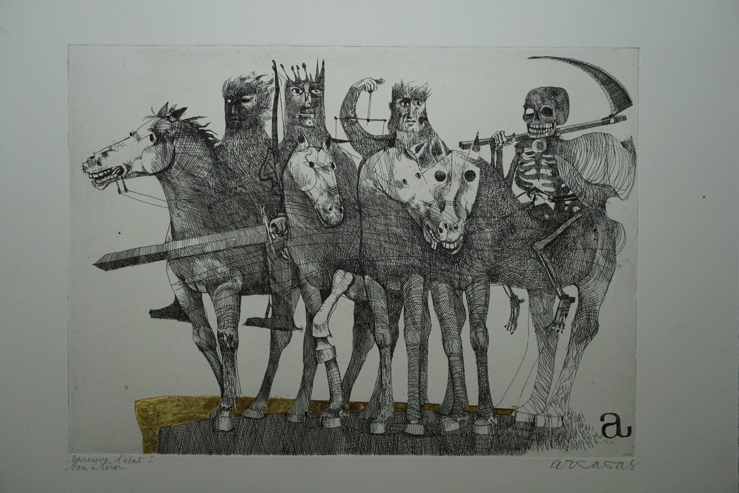Arcabas, Quatre cavaliers de l’Apocalypse Arcabas, Quatre cavaliers de l'Apocalypse